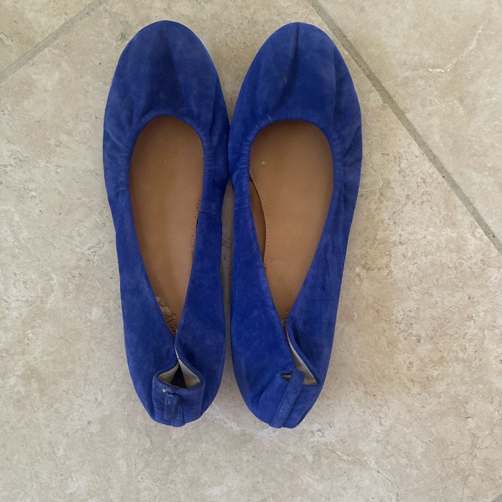 JCrew Royal Blue Suede Women's Flats